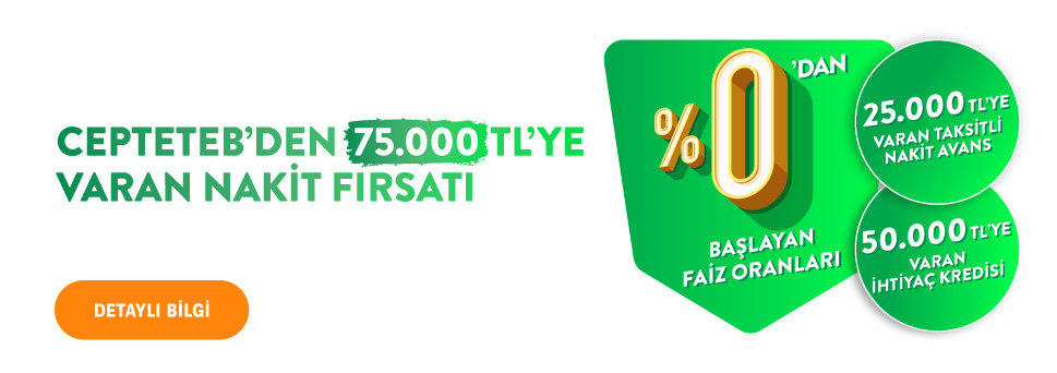 %0'dan Başlayan Oranlarla Nakit Fırsatı!